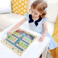 Magnetic Maze : Montessori Toy Puzzle-Fine Motor Skills : Wooden Board! Contextual Image 2